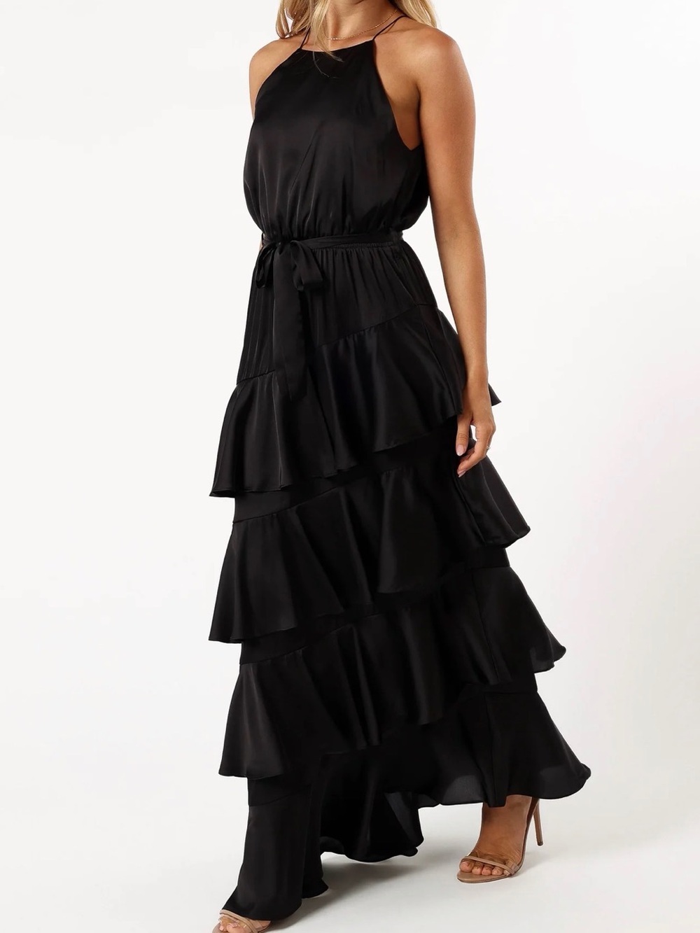 Petal & Pup Annalise Tiered Maxi Dress